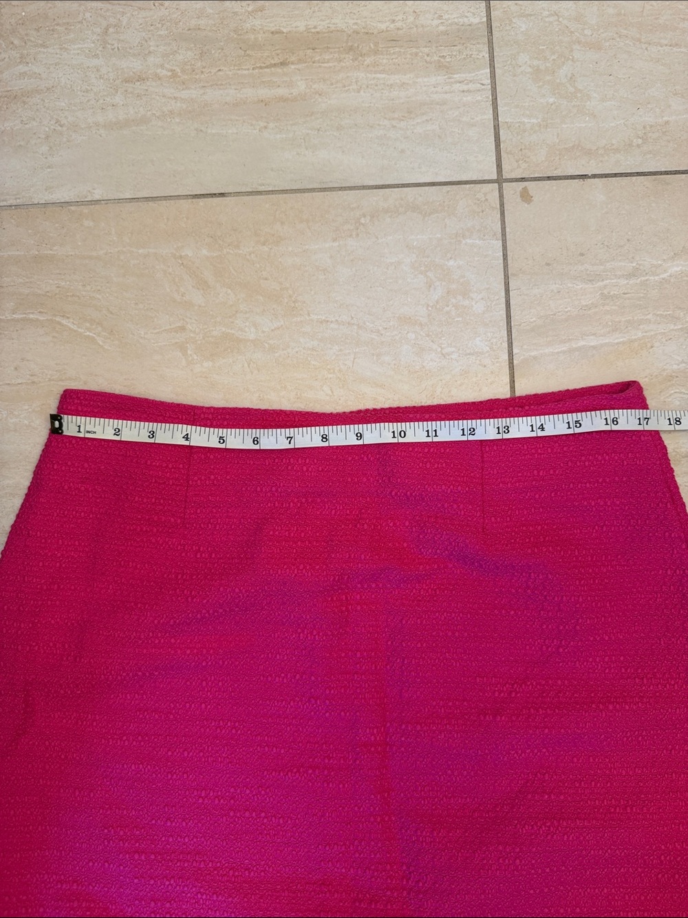 CAbi Hot Pink Textured A-Line Mini Skirt - Picture 4 of 5